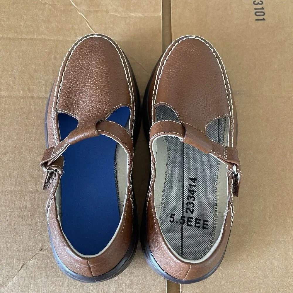 Dr. Comfort Womens Shoes Loafers Sz 5.5 XW Orthopedic Diabetic  Preppy  Office